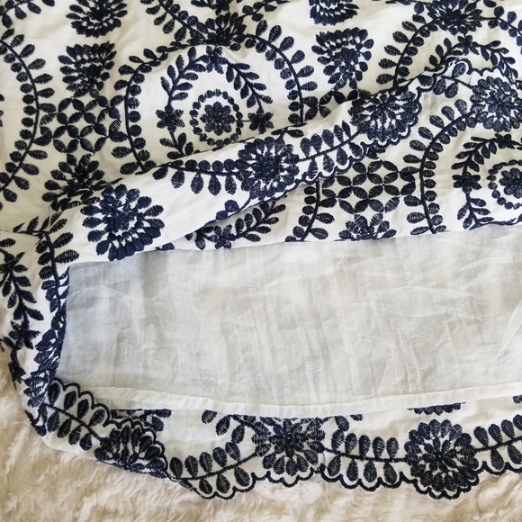 Entro Off the Shoulder Embroidered Dress Size S - Picture 11 of 12